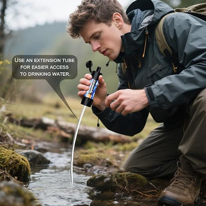 Straw Water Filter 5 Pack – Outdoor Camping & Hiking Survival Gear Kit - Image 6
