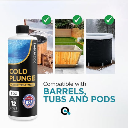 AquaDoc Cold Plunge Water Treatment - 8oz - Ice Bath Cleaner and Water - Image 8