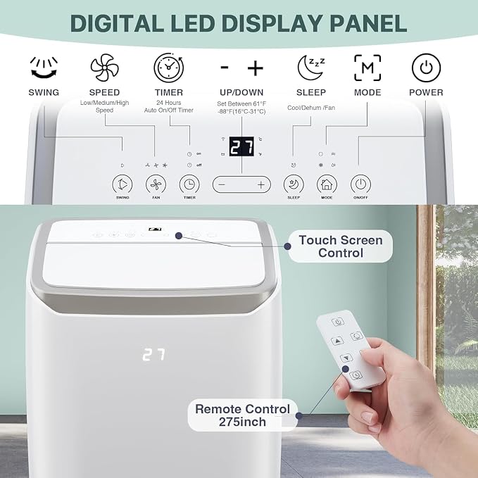 Portable Air Conditioners, 12000 BTU Portable AC - Image 3