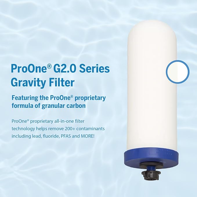 ProOne 9-Inch Gravity Water Filter Replacement G-Series 4-Pack - Image 3