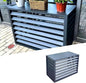Split Air Conditioner Fence Privacy Screen 4 Panel, Aluminum Air Conditioner by Unknown
