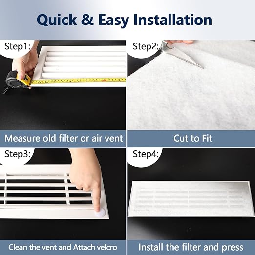 MERV 8 Air Vent Filters 20x100 Inch, Cut to Size Air Filter Material, - Image 6