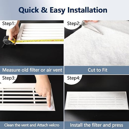 MERV 8 Air Vent Filters 20x100 Inch, Cut to Size Air Filter Material, - Image 6