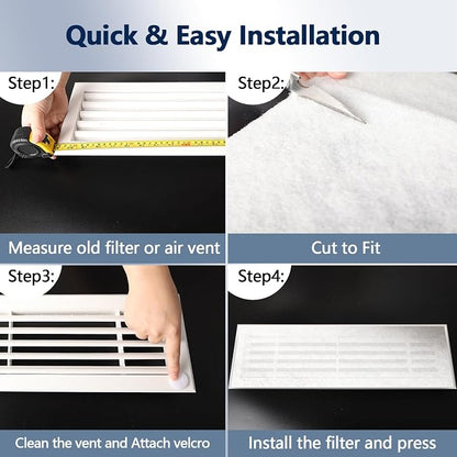 Air Vent Filter 20x100 Inch, Cut to Size Air Filter Material, Electrostatic - Image 6