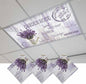 Fluorescent Light Covers for Ceiling Lights Lavender Flower Magnetic Light by Home+L6