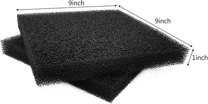 Hipanda Filter Foam Sponges, Bio Sponge Filter Media Pad, Cut-to-Size Foam - Image 2