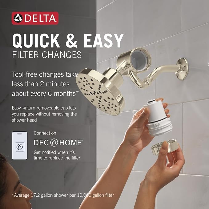 Delta Faucet Clarifi Premium Shower Filter Attachment - Image 3