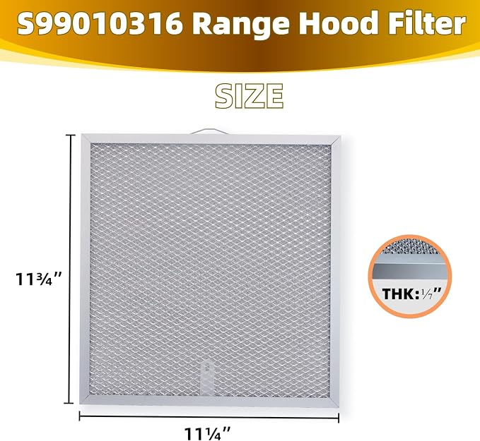 99010316 Range Hood Grease Filter - Image 3