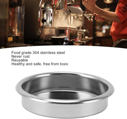 58mm Backflush Inser, Stainless Steel Coffee blind Filter Portable Blind Filter - Image 2