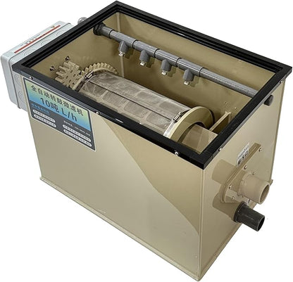 Koi Pond Rotary Drum Filter 3000GPH 220V, Fully Automatic Self-Cleaning Filter by Unknown