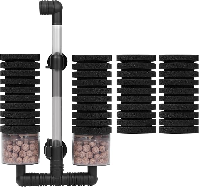 AQUANEAT Aquarium Air Powered Sponge Filter by Aquaneat