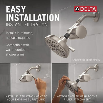 Delta Faucet Clarifi Standard Shower Filter Attachment - Image 4