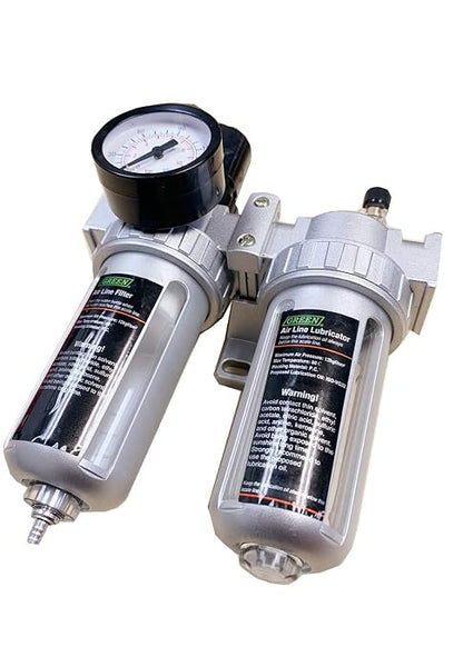 1/4" NPT Air Filter, Regulator & Lubricator Combo by DPDynamicPower
