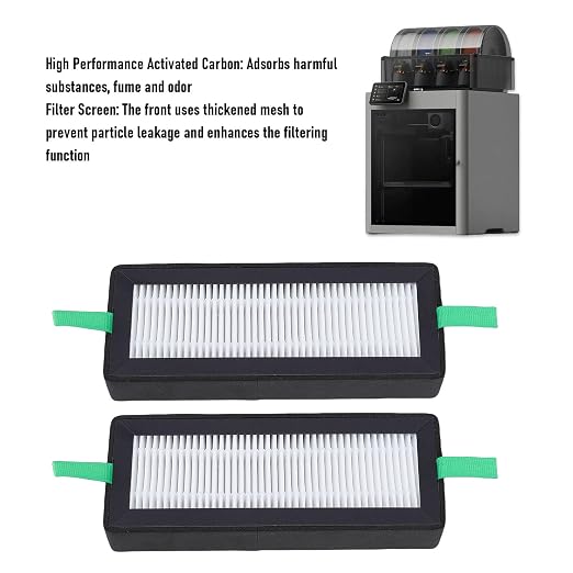 WALFRONT 2 Pcs Air Filter 3D Printer Filter 3D Printer Combo Replacement - Image 2