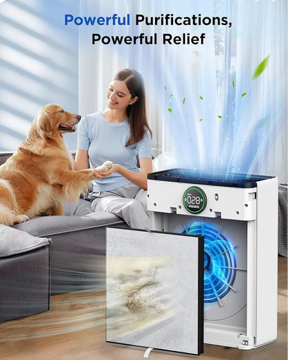 Mooka Genuine Mode PR1 Air Purifier Replacement Filter, H13 True HEPA Air - Image 6