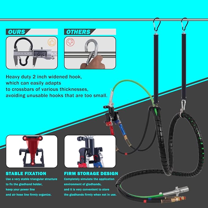 CheeMuii 15 FT Semi Truck Air Line Kit - Image 7
