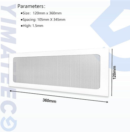 Dust Filter PC 360mm x 120 mm Magnetic Fan Dust Mesh Filter - Image 5