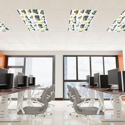 4 Pcs Fluorescent Light Covers for Ceiling Lights Seamless Construction - Image 3