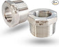1" Male to 1/2" NPT Female Hex Bushing Reducer, 304 Stainless Steel NPT by feyadaperonline