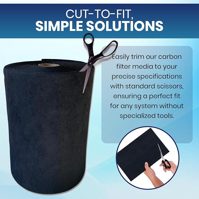 Activated Carbon Filter Media Roll - Image 3