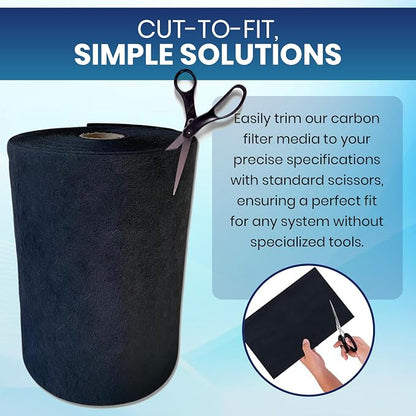 Activated Carbon Filter Media Roll - Image 3