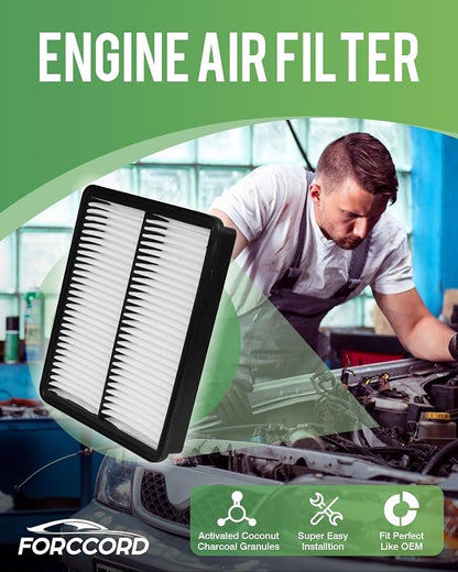 Cabin & Engine Air Filter Fit for Acura TLX 2021-2025 2026 L4 2.0L, Honda - Image 2
