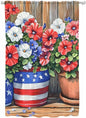 Sheer Curtains 63 Inch Length, Retro Independence Day Flag Wood Grain Privacy by Unknown