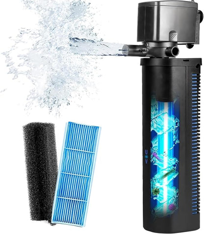 Aquarium U-V Filter Dual Spout 600GPH by TARARIUM
