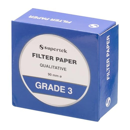 Filter Paper, Qualitative, Grade 3, 90 mm Pack of 100 Sheets - Image 4