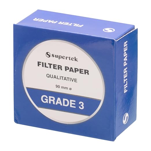 Filter Paper, Qualitative, Grade 3, 90 mm Pack of 100 Sheets - Image 5