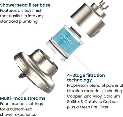 AquaTru Shower - High Pressure Shower Filter Removes Impurities from Hard Water - Image 3