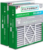 Filterbuy 20x25x5 Air Filter MERV 8 Essential Dust & Allergy Defense, Pleated by Filterbuy