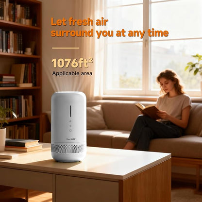 Portable HEPA Air Purifier Energy-Saving Mode, One Touch Operation, Lightweight - Image 3