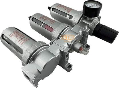 3/8" NPT MID FLOW Filter Regulator Coalescing Desiccant Dryer System - Image 7