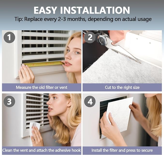 20" x 120" Air Vent Filters, - Image 4
