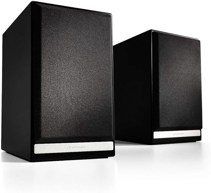 Audioengine HDP6 Passive Speakers Bookshelf Speakers Pair | Home Stereo High-Powered 2-Way Desktop Speakers | AV Receiver or Integrated Amplifier Required (Satin Black)