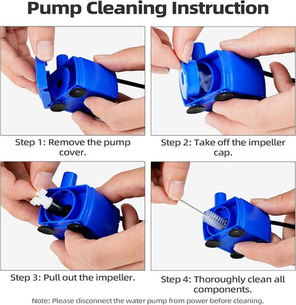 Cat Water Fountain Pump, IP68 DR-DC 160 Submersible Water Pump - Image 8