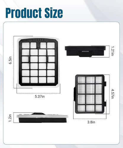 2 Set HEPA Filter Replacement Fit - Image 3
