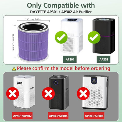 AP301 AP302 HEPA filter Replacement, ONLY - Image 2