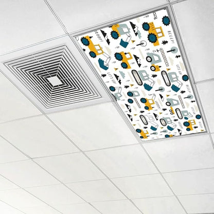 6 Pcs Fluorescent Light Covers for Ceiling Lights Construction Vehicle - Image 6