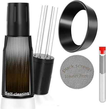 WDT Tool Espresso Distributor Accessory kit &1.7mm Thickness 150μm Mesh Puck by iCosoni