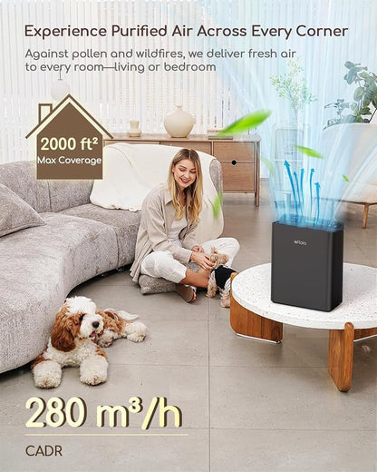 Afloia Air Purifier for Home Large Room Bedroom Up to 2000Ft² - Image 2
