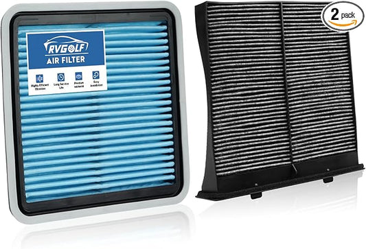 Engine+Cabin Air Filters Fit for Crosstrek 16-17, Forester 09-18, Impreza 08-16 by RVgolf
