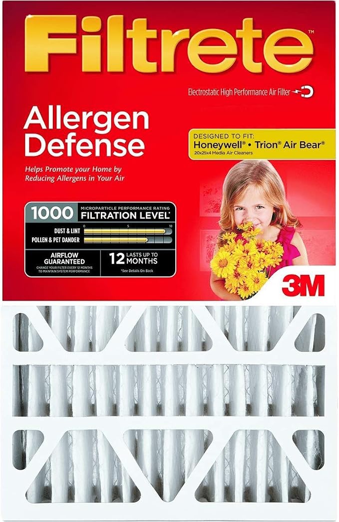3M COMPANY NADP03-4IN-4 Ultra Allergen Filter by 3MIndustrial