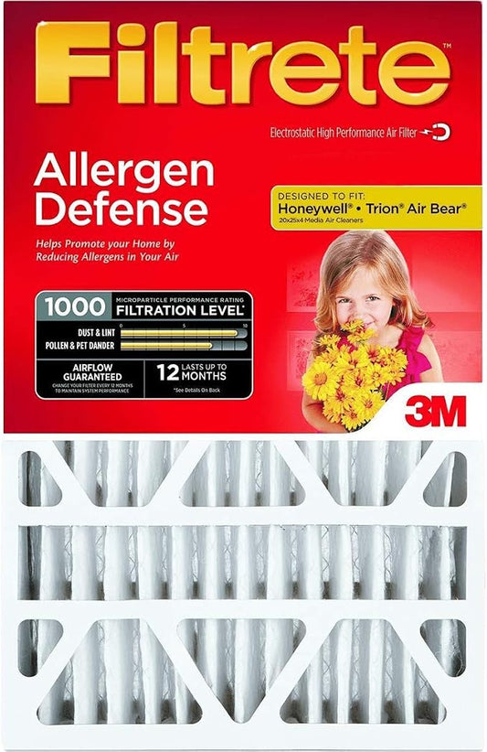 3M COMPANY NADP03-4IN-4 Ultra Allergen Filter by 3MIndustrial