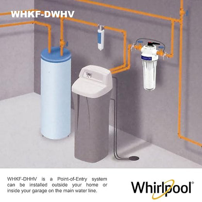 Whirlpool 10 x 2.5 Inch Whole House Water Filtration System WHKF-DWHV, 3/4" - Image 4