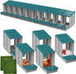 AUTENS Chicken Nesting Boxes, 10 Hole Laying Boxes, 2 Nest Mat, Plastic Roll by AUTENS