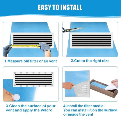 Air Vent Filters Roll, MERV 8 Triple Vent Filter - Image 6
