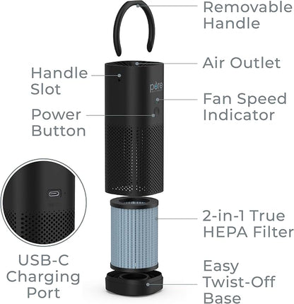 Pure Enrichment PureZone Mini Portable Air Purifier - Image 7