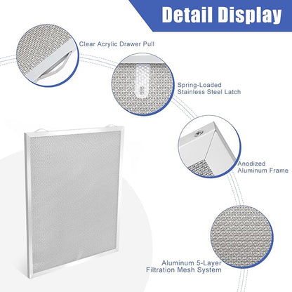 S99010430-002 Range Hood Filter 15-3/4" x 13-7/8" x 3/8"4512880 Compatible - Image 4
